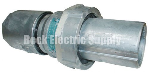 PLUG 100AMP 3-WIRE 4-POLE 600VAC CROUSE-HINDS APJ10487