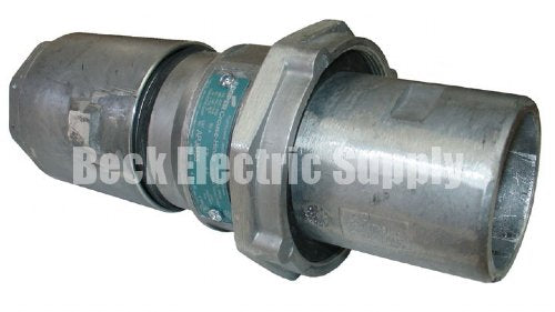 PLUG 60A 3-WIRE 4-POLE 600VAC CROUSE-HINDS APJ6485