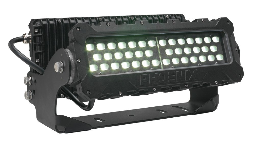 MODCOM 3 SERIES LO LED FLOODLIGHT, 121 WATT, 120V-277VAC, 5000K, MEDIUM OPTIC, IP67, PHOENIX LIGHTING, MC3-LO-MF-120-277-50K