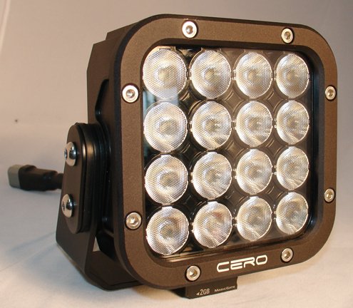 FLOODLIGHT LED 85W TYPE II BLACK ANODIZED 10-32VDC GLASS LENS CERO / JAMESON (HD16C08510NGD)