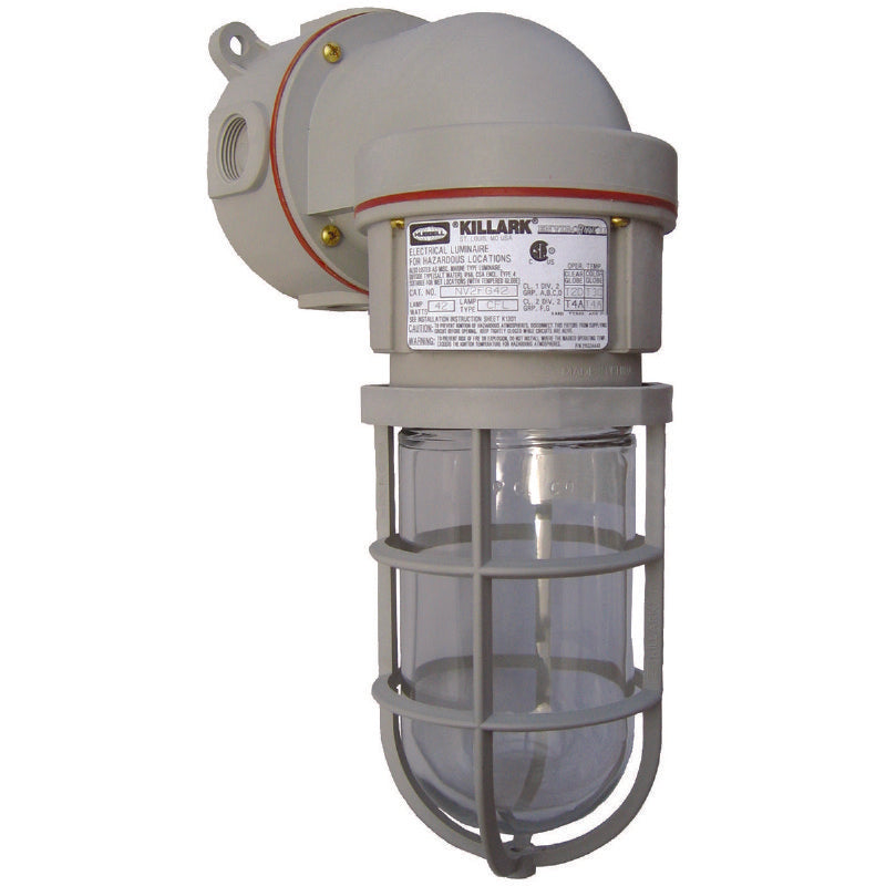 LIGHTING FIXTURE, KILLARK NV2 SERIES, 150W, 120V AC, NON-METALLIC, WALL MOUNT, HAZARDOUS DUTY / MARINE RATED, UL1598A, IP66, NV2IG15BHG