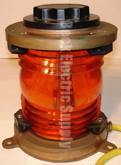 ALL-ROUND LIGHT, YELLOW, 360 DEGREE, 120V, 3NM, PERKO 1170ME0PLB 1170-MEO-PLB
