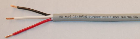 MARINE CABLE 12 AWG, 3-CONDUCTOR TNIU-6 12/3-MARINE