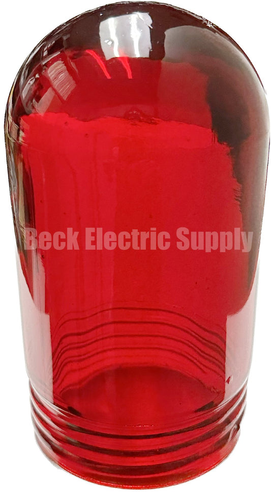 VAPORPROOF GLASS GLOBE 6" RED 602