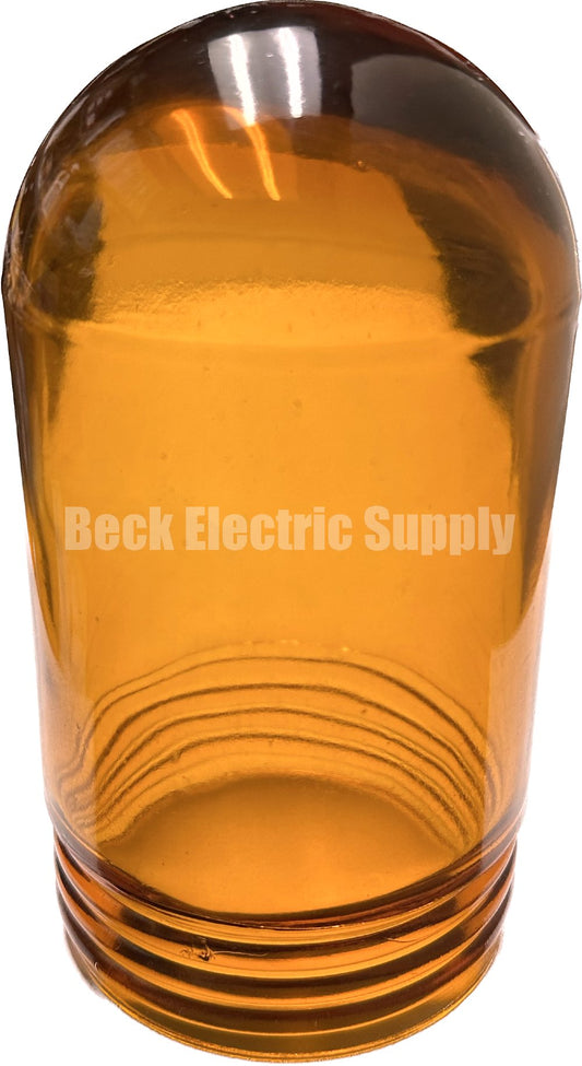 VAPORPROOF GLASS GLOBE 6" AMBER 605