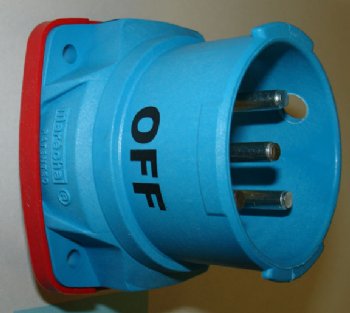 PLUG / INLET 30A 480V 3P/G MELTRIC 63-38043