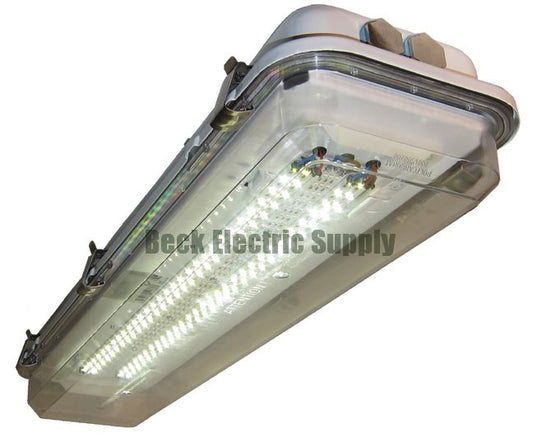 LED MARINE FIXTURE, 24 INCH, 110V-240VAC, 2X15 WATT SMD ARRAYS, 5000K, CLEAR LENS, VAPOR TIGHT, GLAMOX / AQUA SIGNAL, 1445001206 (DISCONTINUED)