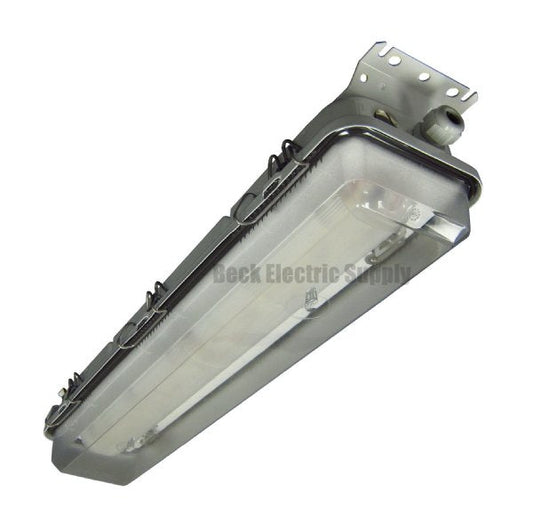 LED MARINE FIXTURE, 24 INCH, 120V-277VAC, 2X10 WATT SMD ARRAYS, 4000K, IP67, VAPOR TIGHT, GLAMOX / AQUA SIGNAL, GKI 5003 (DISCONTINUED)
