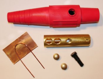 CAM CONNECTOR FEMALE 400A RED MARINCO CLS20F-RED