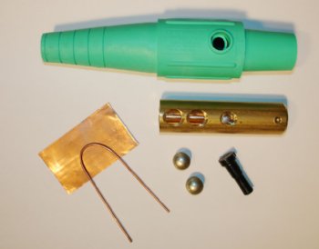 CAM CONNECTOR FEMALE 400A  GREEN MARINCO CLS40F-GRN