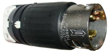 PLUG 50AMP 480VAC 3P4W 3PH HUBBELL CS8165C
