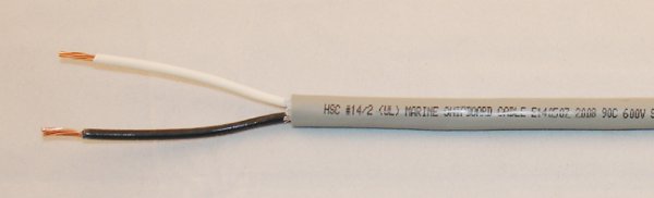 MARINE CABLE 14 AWG, 2-CONDUCTOR 600V DNIU-4 14/2-MARINE