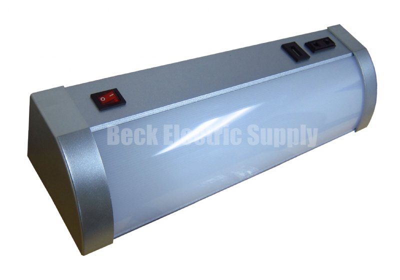LED BUNK / BERTH LIGHT, 10W, 85-265V AC, 3000K WW, SWITCH, RECEPTACLE & USB PORT, E-LED LIGHTING, BLL-10-30SL-HV+O