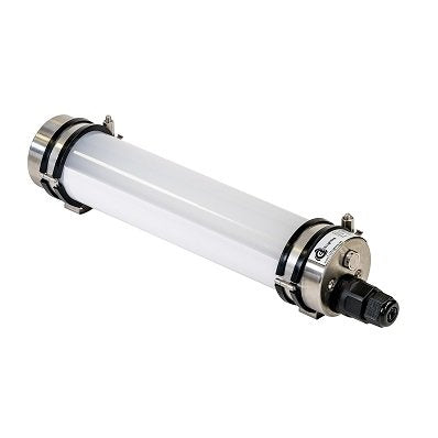 LED TUBE TRI-PROOF LIGHT (LINEAR), 10W, 100V-277V AC, 3900K (NATURAL WHITE), 180 DEG, 1500 LUMENS, SS HARDWARE, IP69K, E-LED LIGHTING, LTPT-10W-39-29-HV