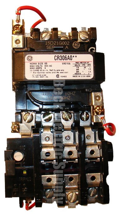 STARTER MAGNETIC SIZE 00 OPEN TYPE GE CR306A002