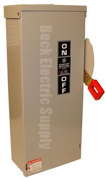 SAFETY SWITCH 60A 3P 600V NEMA 3R GE TH3362R
