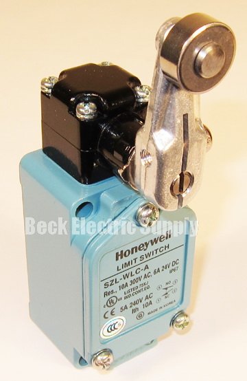 LIMIT SWITCH, SINGLE POLE DOUBLE THROW, DOUBLE BREAK, HONEYWELL SZL-WLC-A