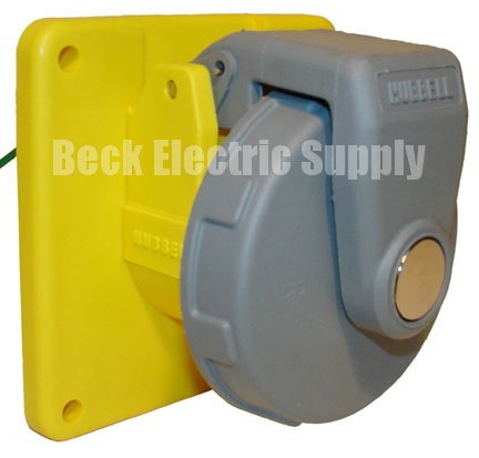 RECEPTACLE 20A 125VAC 2-POLE 3-WIRE HUBBELL HBL320R4W