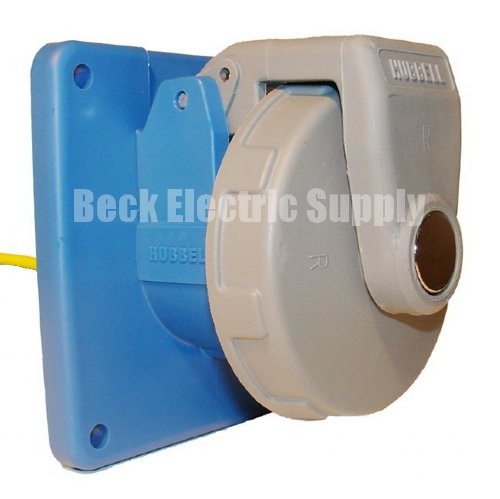 RECEPTACLE 20A 250VAC 2-POLE 3-WIRE HUBBELL HBL320R6W