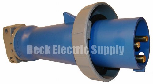 PLUG 60AMP 250VAC 2-POLE 3-WIRE HUBBELL HBL360P6W