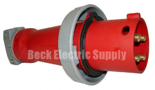 PLUG 60A 480VAC 3PH 3-POLE 4-WIRE HUBBELL HBL460P7W