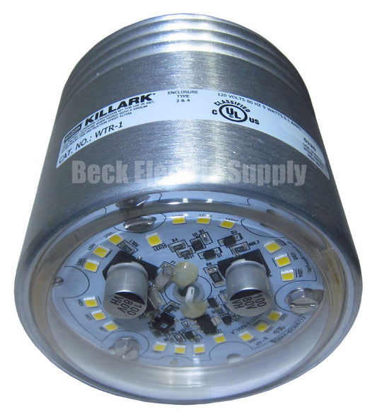 LED RETROFIT FOR VAPOR PROOF FIXTURES, 9W, 120VAC, 5000K, 1085 LUMENS, UL1598C WET LOCATION, HUBBELL - KILLARK, WTR-1
