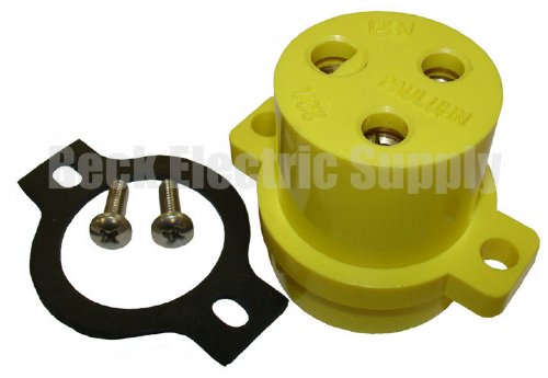 RECEPTACLE INTERIOR, PIN AND SLEEVE, 20A 2P3W 125V PAULUHN / EATON / CROUSE-HINDS INX3022-125