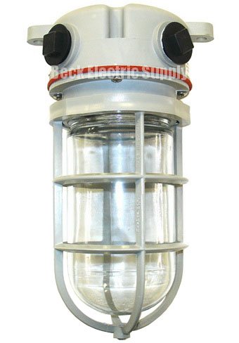 FIXTURE, 150W, NON-METALLIC, CEILING MOUNT, HAZARDOUS DUTY, VAPOR TIGHT, EATON / CROUSE-HINDS (HAZGUARD EXACTA/NM) 700-15 IPEH15I1GCGPC (3 UNITS AVAILABLE)