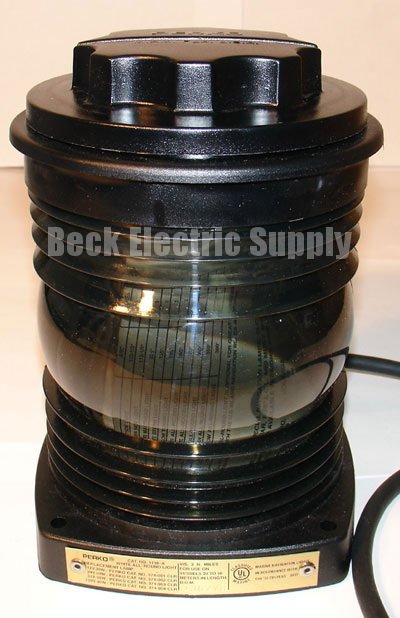 NAVIGATION LIGHT, WHITE, 360 DEGREE, 2NM, PERKO 1130A00BLK 1130-AOO-BLK