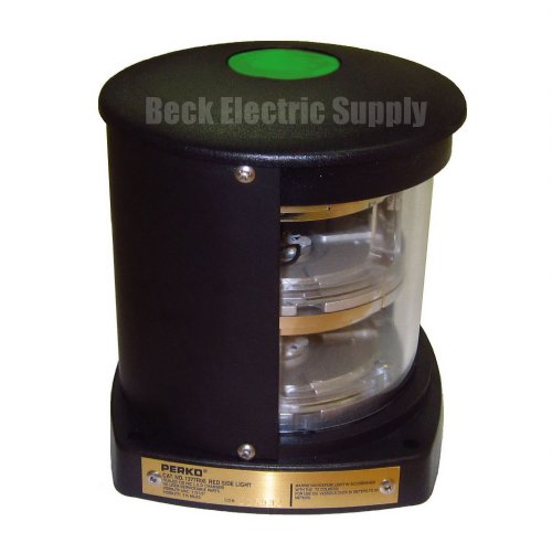 LED NAVIGATION LIGHT, TOWING LIGHT (YELLOW), 120V-240V AC, 2NM VISIBILITY, PERKO (1379M00BLK)