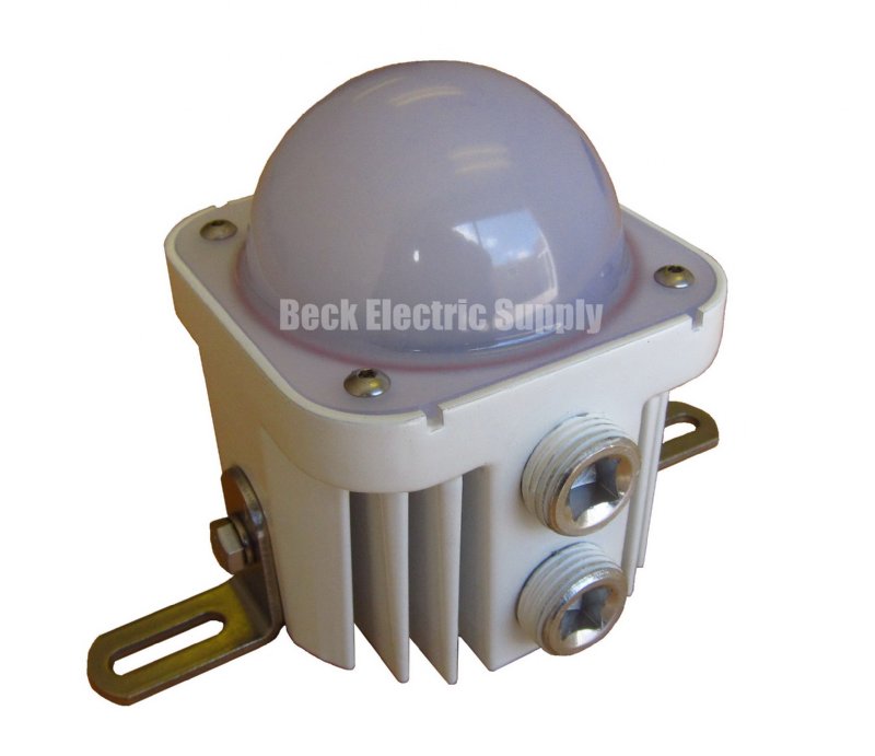 LED CUBE LIGHT, 13 WATT, 13-27V DC,  POWDER COAT, SS HARDWARE, PHOENIX LIGHTING, CL-13LED-DC, 000082.004