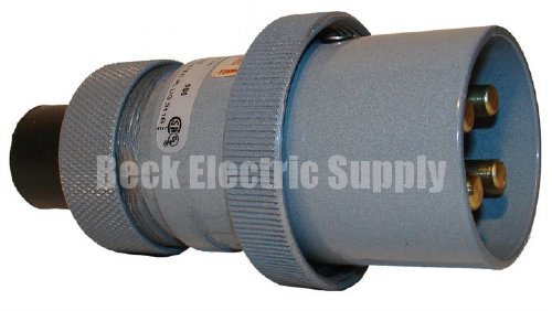 PLUG 20A 3P4W 600V FS/FD (ALUMINUM) RUSSELLSTOLL 3760 (OUT OF STOCK)