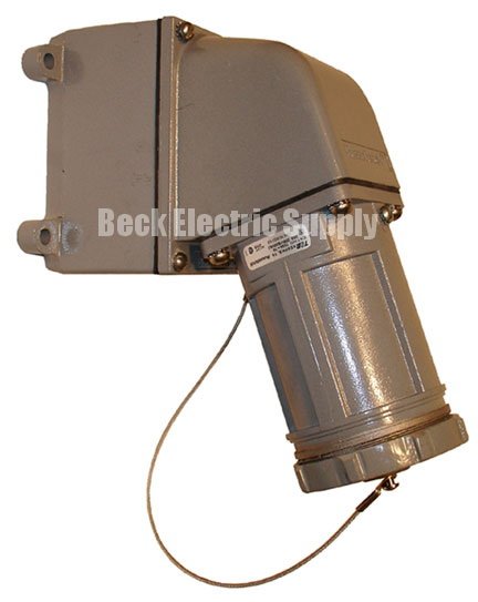 RECEPTACLE 60A 3P4W 600V W/ J-BOX RUSSELLSTOLL 7324-78