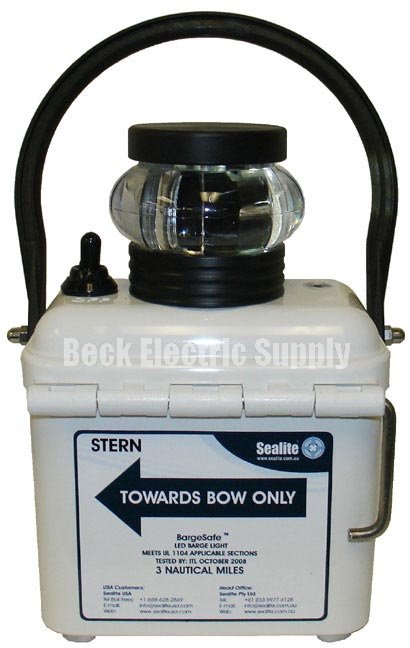 BARGE LIGHT LED WHITE STERN/TOWING SEALITE BLW-3, SL-BLW-3, SL-BL-3-B0-W-01
