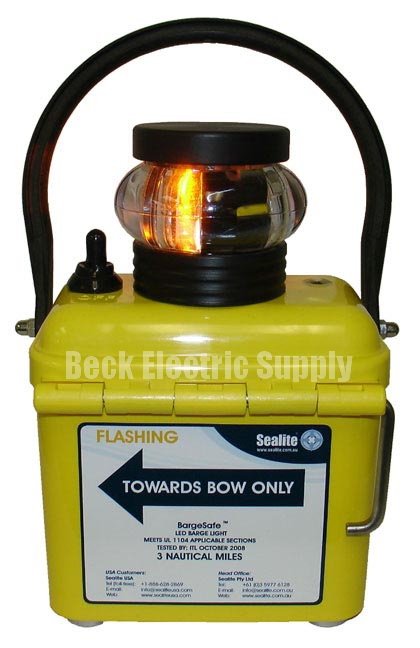 BARGE LIGHT LED YELLOW MASTHEAD 3NM SEALITE BLY-3, SL-BLY-3, SL-BL-3-B0-Y-01