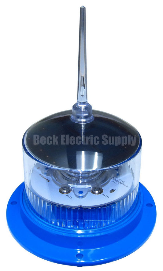 SOLAR LED MARINE LIGHT / HAZARD MARKER LIGHT BLUE 1-2NM SEALITE, SL15 BLUE, SL-15-B, SL-15-07D-B1-B-00