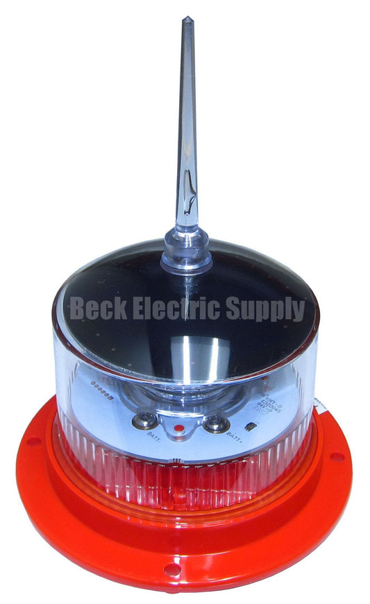 SOLAR LED MARINE LIGHT / HAZARD MARKER LIGHT RED 1-2NM SEALITE, SL15 RED, SL-15-R, SL-15-07D-B1-R-00