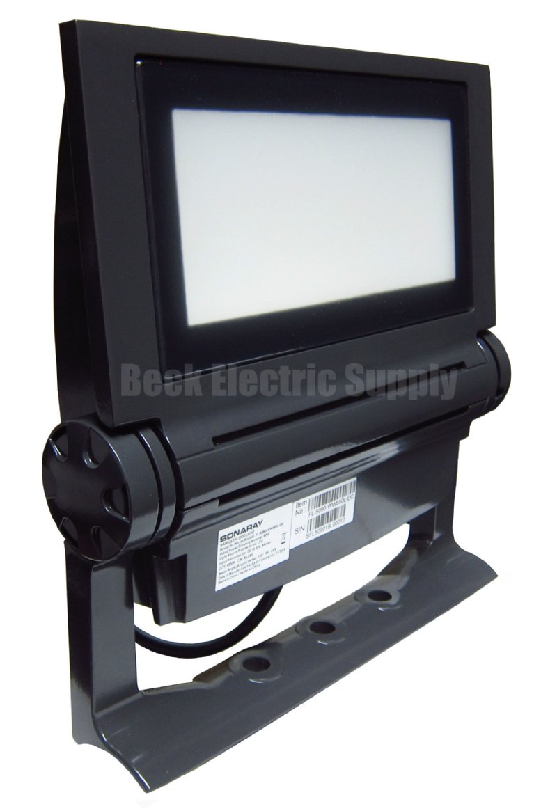LED FLOODLIGHT, 90W, 12-24VDC, 5000K, 100 DEG, UL1598A, SONARAY, FL-5090DC