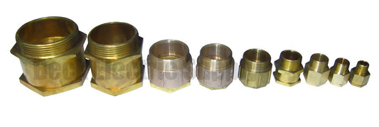 TERMINAL TUBE, STUFFING, BRASS, MALE, 3/8" , M038, INX1500-M1