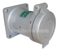 RECEPTACLE 100AMP 600VAC 250VDC 4-POLE 3 WIRE APPLETON ADR1034